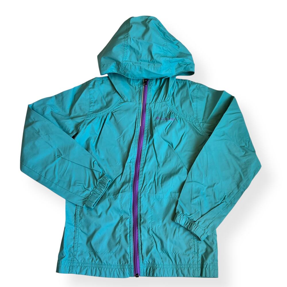 Columbia Girls Blue & Purple Windbreaker